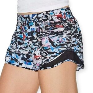 Lululemon Hotty Hot Shorts Multicolour 2" Running Culture Clash Multi Size 6